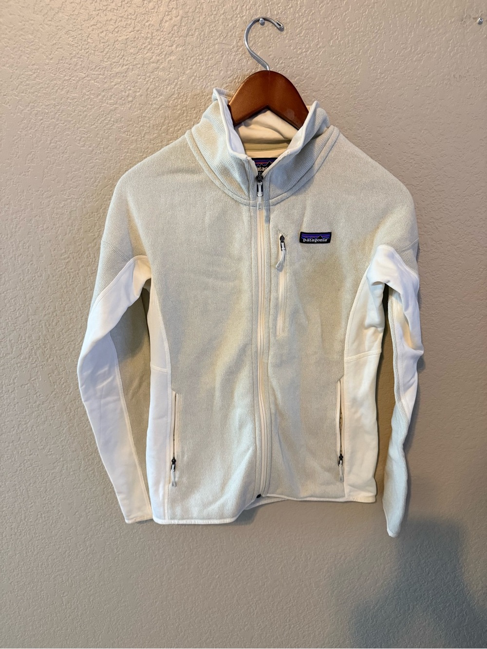 Patagonia Women’s Better Sweater Performance Full Zip Jacket White Size S